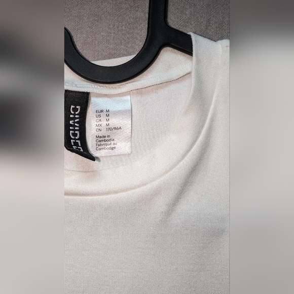 Fitted H&M white T-shirt - Picture 2 of 2